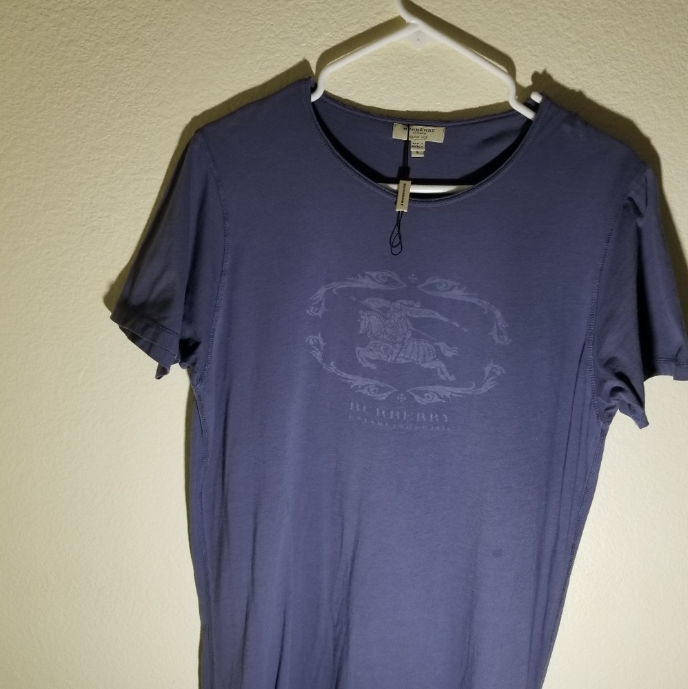 Burberry mens short sleeve vintage tshirt